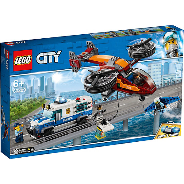 

Конструктор LEGO City Police 60209: Воздушная полиция: кража бриллиантов