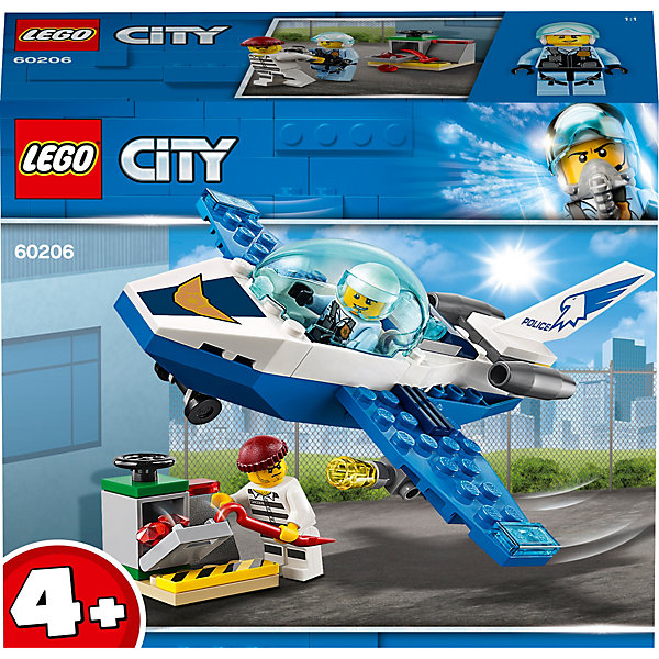 

Конструктор LEGO City Police 60206: Воздушная полиция: патрульный самолёт
