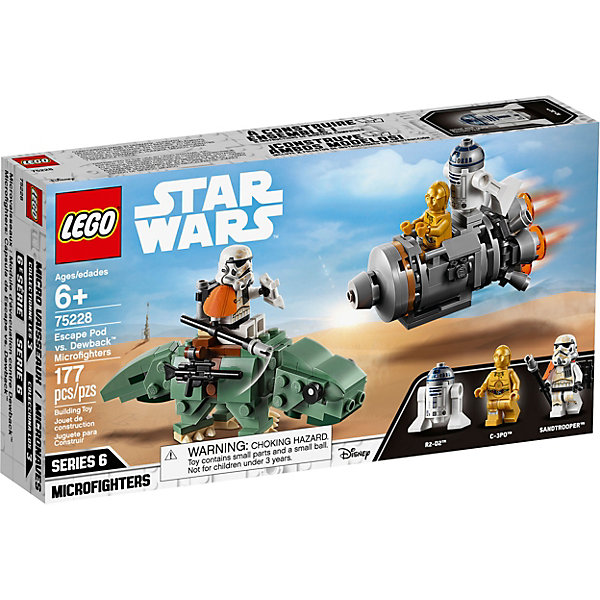 

Конструктор LEGO Star Wars 75228: Спасательная капсула Микрофайтеры: дьюбэк