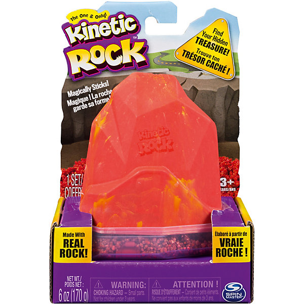 

Песок для лепки Kinetic Sand серия Rock, 170 гр, красный