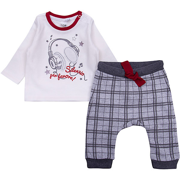 фото Комплект:футболка с длинным рукавом,брюки iDO для мальчика