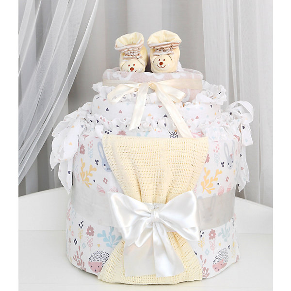 

Подарочный набор для новорожденного Baby Nice молочный, Бежевый