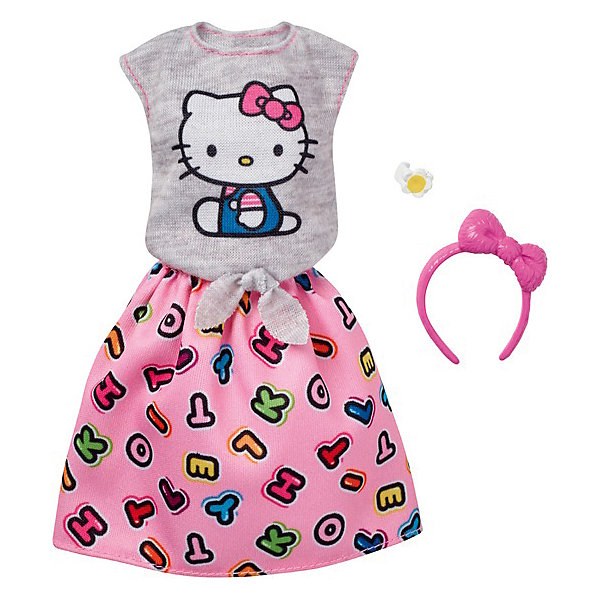 

Одежда для куклы Barbie "Универсальный наряд коллаборации" Футболка и юбка Hello Kitty