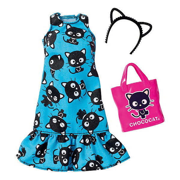 

Одежда для куклы Barbie "Универсальный наряд коллаборации" Голубое платье Hello Kitty