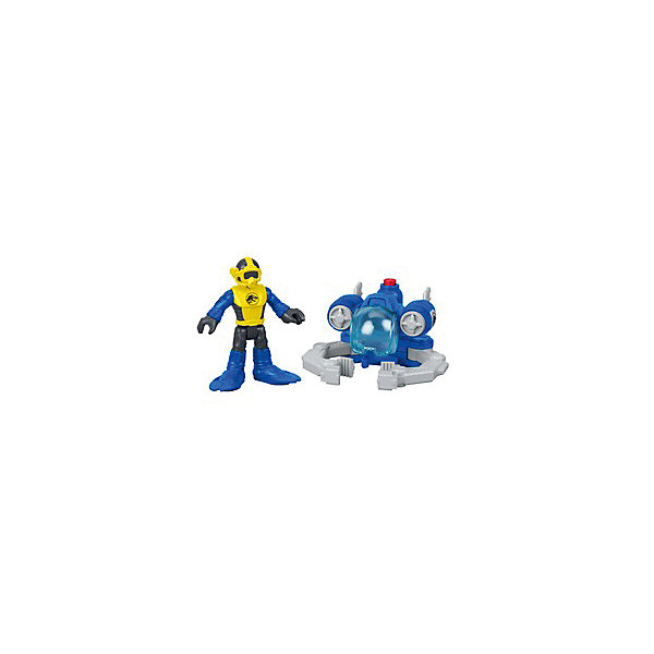 

Игровой набор Jurassic World Imaginext Драйвер и ловец динозавров