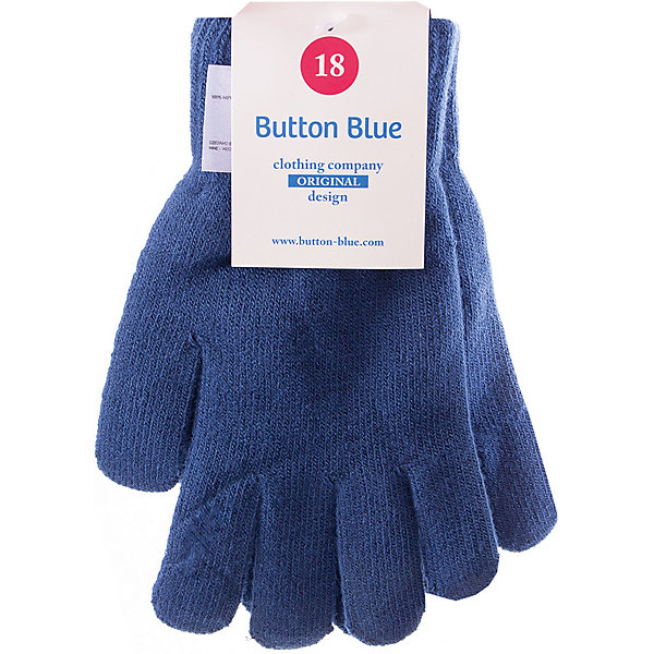 

Перчатки Button Blue для мальчика, Синий