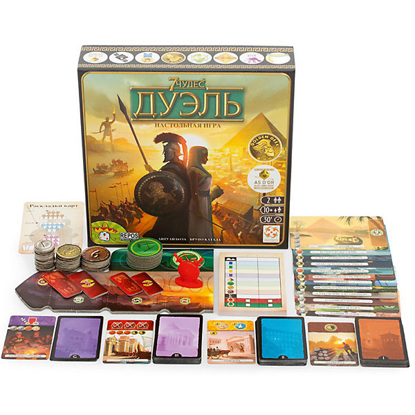 

Настольная игра Asmodee "7 Чудес: Дуэль"