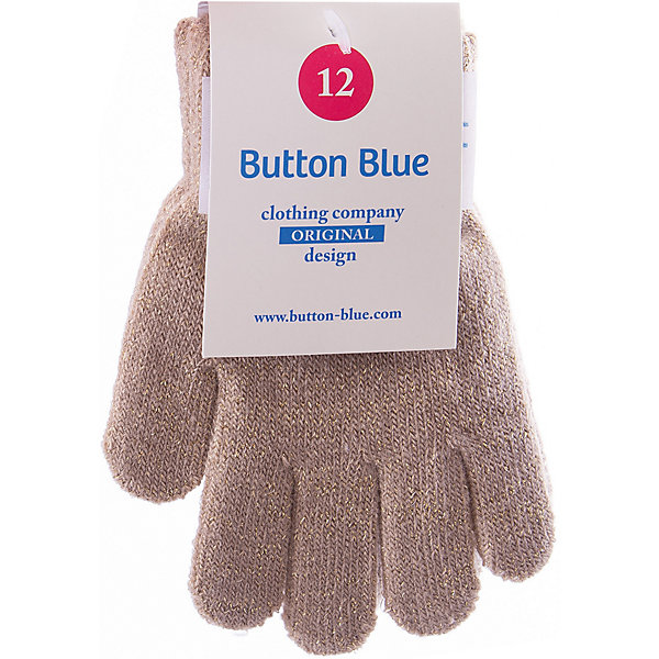 

Перчатки Button Blue для девочки, Бежевый