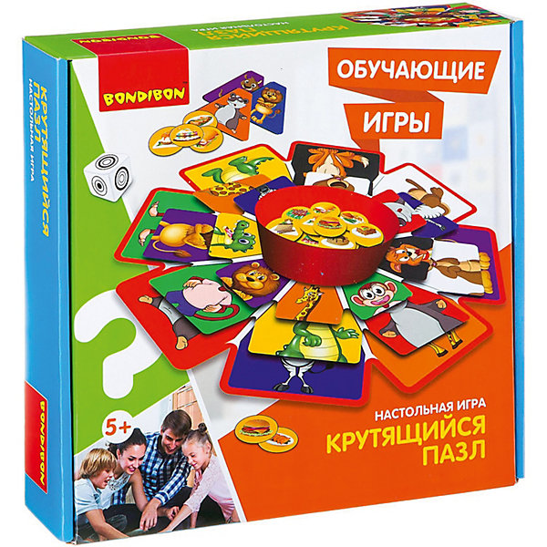 

Настольная игра Bondibon "Крутящийся пазл"