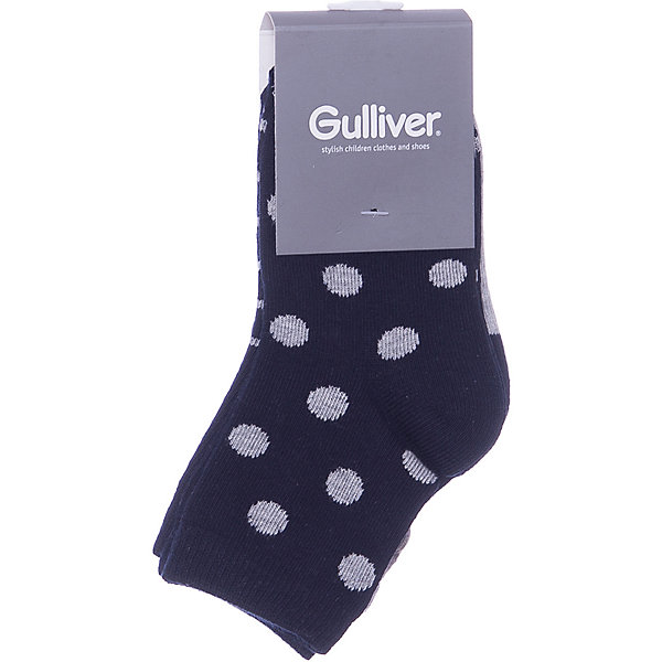 

Носки, 3 пары Gulliver, Темно-синий