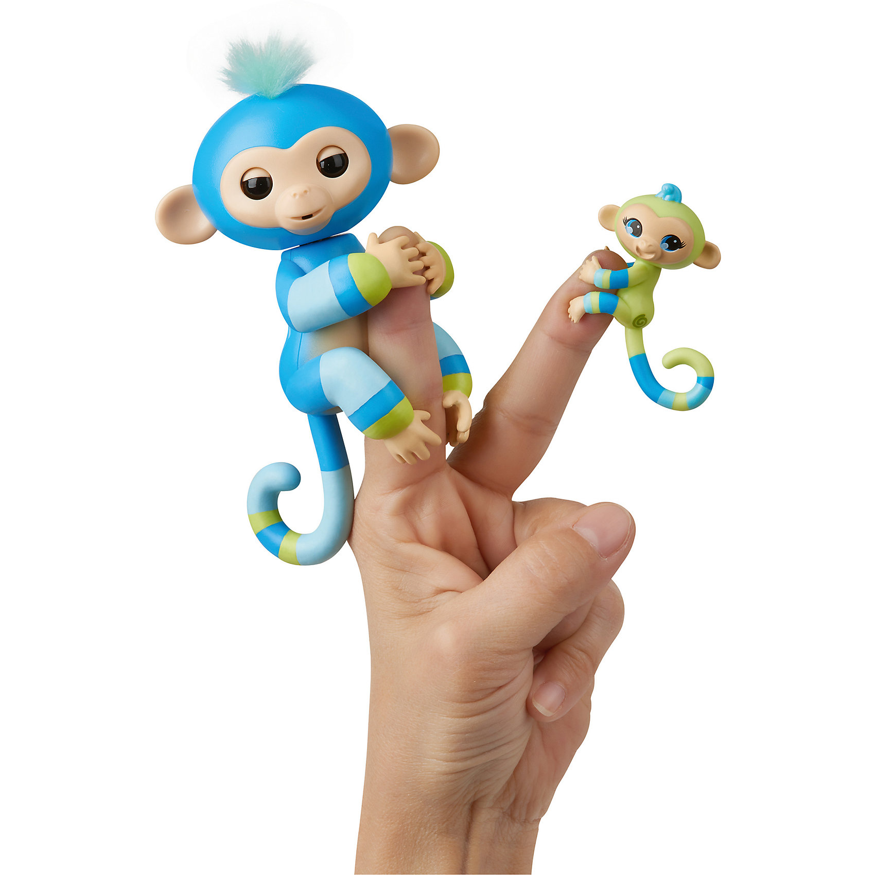 Интерактивная обезьянка Fingerlings "Билли с малышом", 12 см WOWWEE 9391924