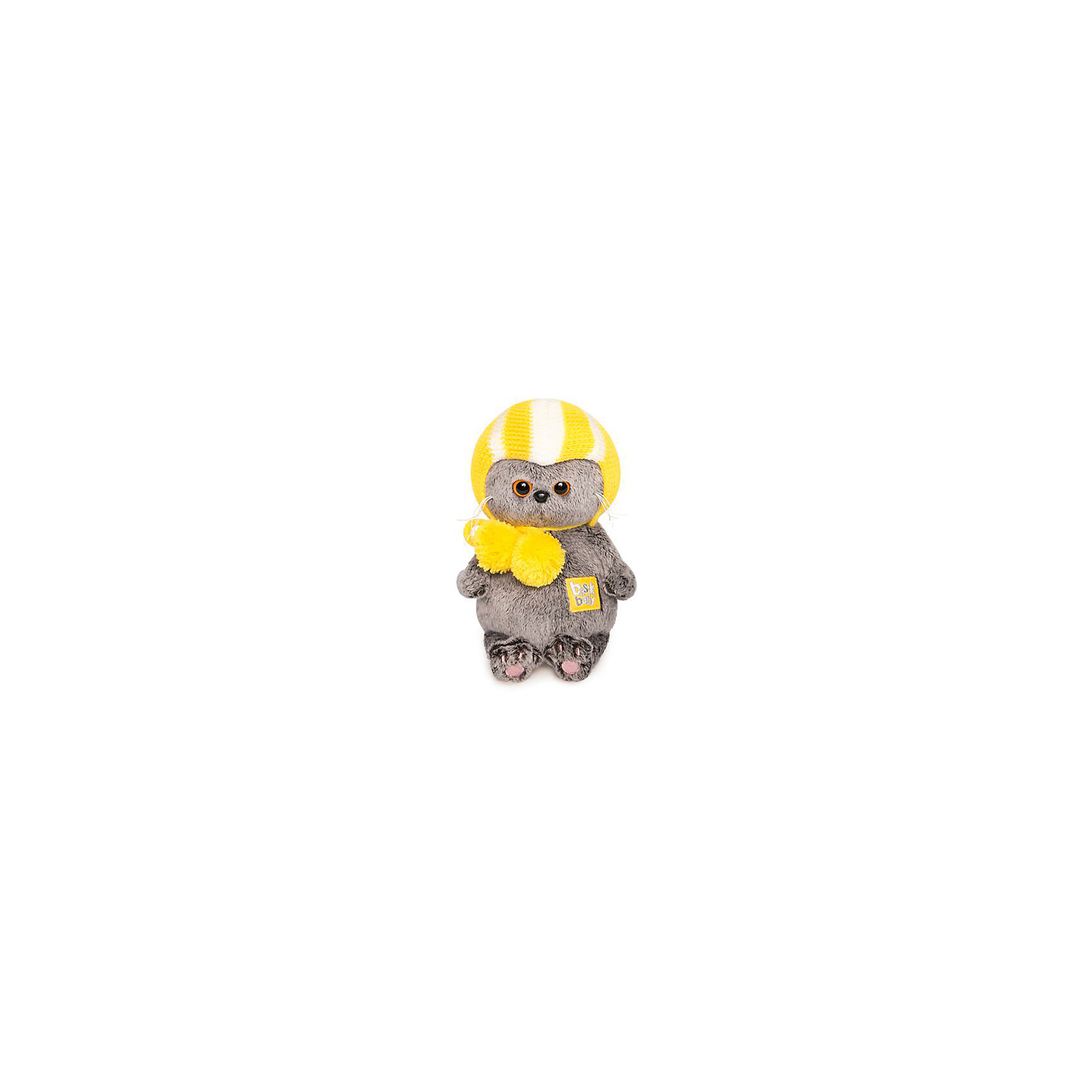 Мягкая игрушка Кот Басик Baby в спортивной шапке, 20 см Budi Basa 9396364