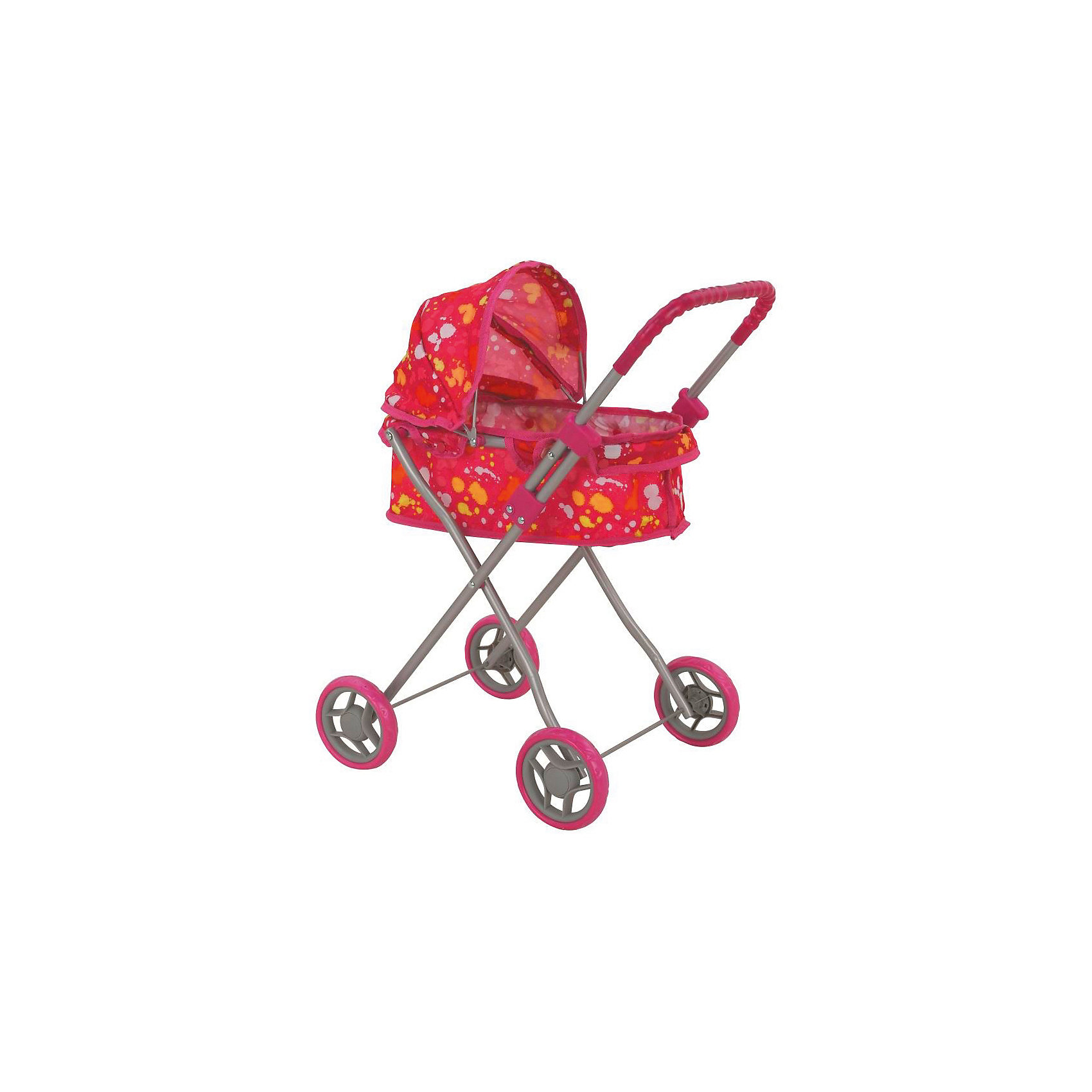 фото Коляска для кукол Buggy Boom Микси, малиновая