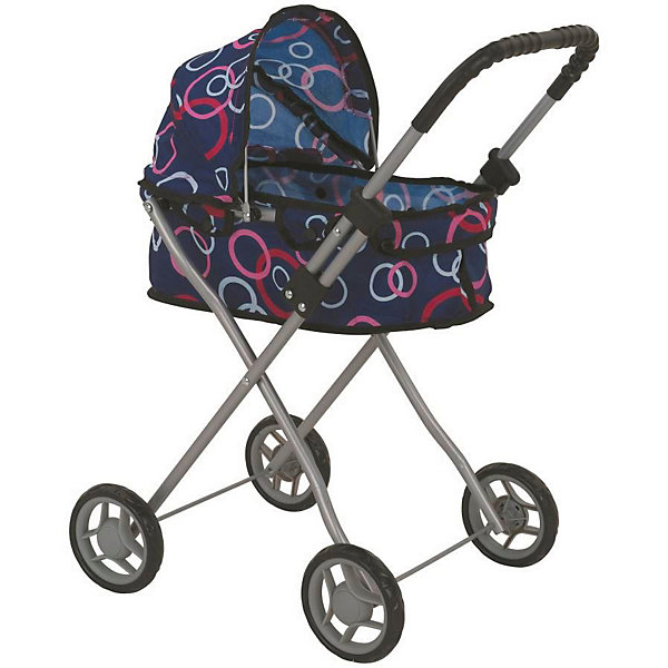 

Коляска для кукол Buggy Boom Микси, синяя, Синий