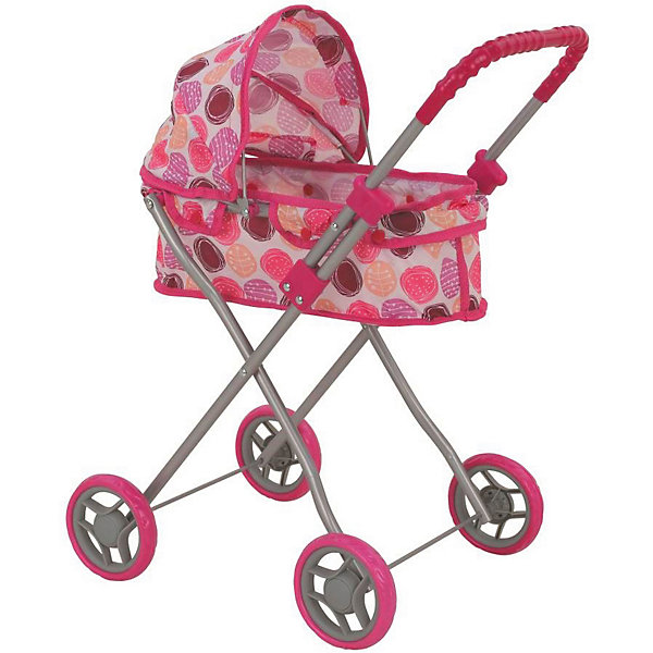 

Коляска для кукол Buggy Boom Микси, розовая, Розовый