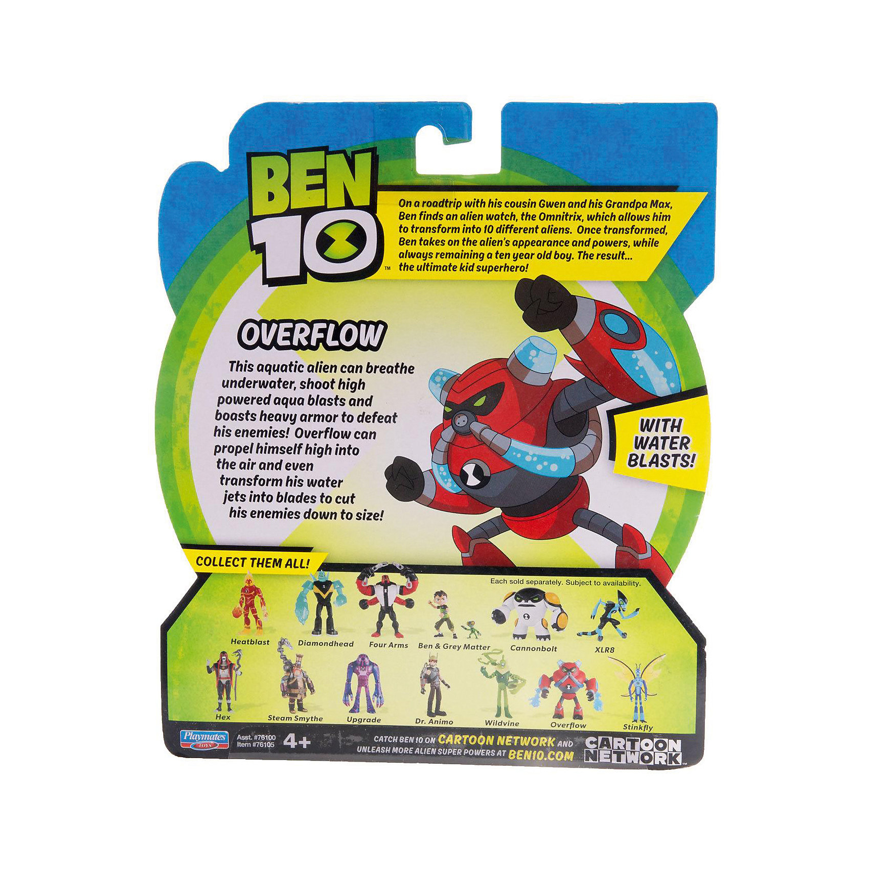 фото Фигурка Playmates Ben 10 «Водохлест»