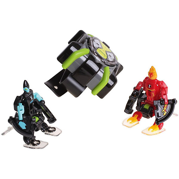 фото Игровой набор Playmates Ben 10 «Омнизапуск, Человек-огонь и Молния»