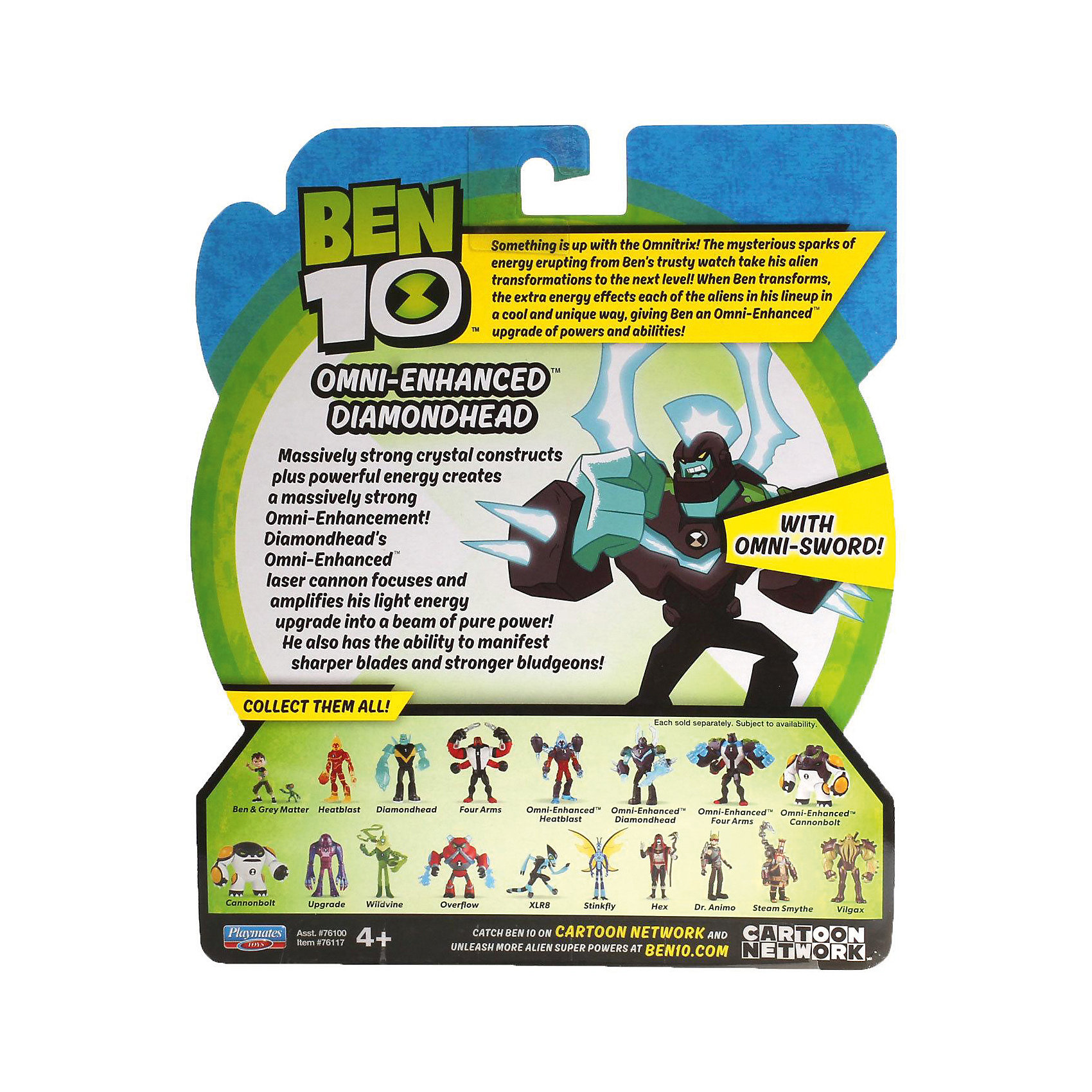 фото Фигурка Playmates Ben 10 «Алмаз, омни-усиленный»