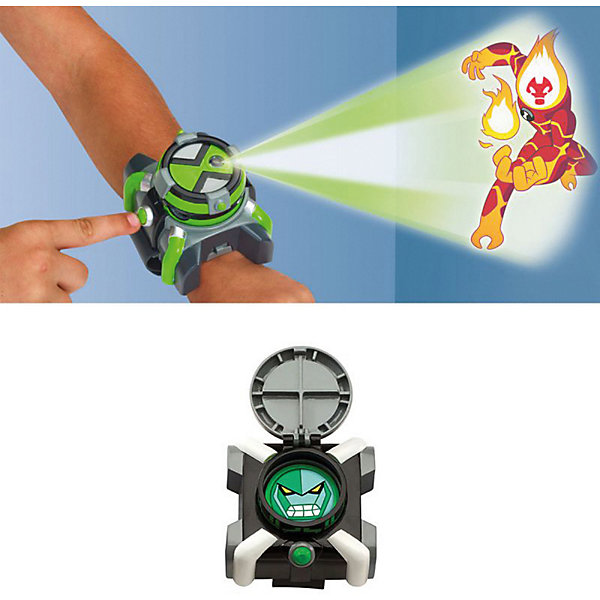 

Часы Playmates Ben 10 «Омнитрикс, проектор», Grau/grün