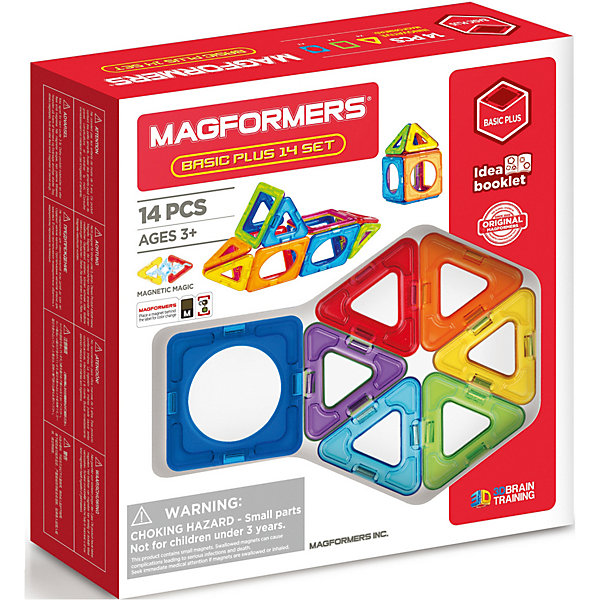 фото Магнитный конструктор MAGFORMERS Basic Plus 14 set