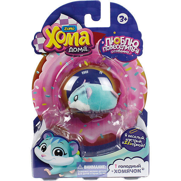 

Хомячок 1Toy "Хома Дома", голубой, Разноцветный