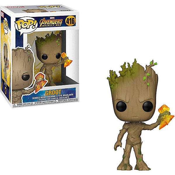 

Фигурка Funko POP! Bobble: Marvel "Мстители: Война бесконечности" S2, Грут, 35773, Разноцветный