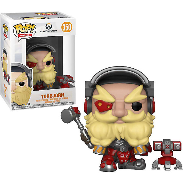 

Фигурка Funko POP! Vinyl: Overwatch S4, Торбьорн с башней, 32278, Разноцветный