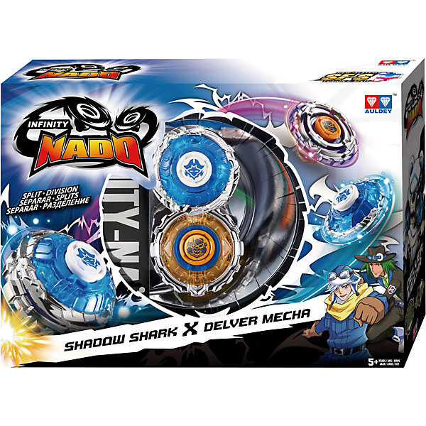 

Волчок Auldey "Infinity Nado" Сплит, Shark&Mecha