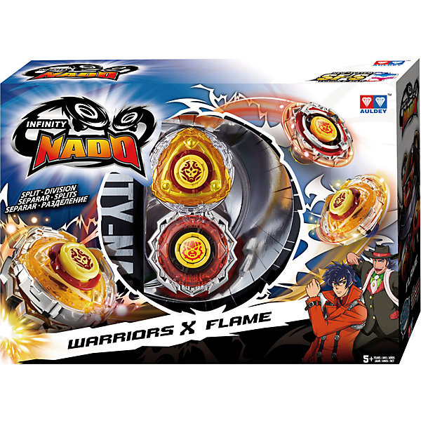 

Волчок Auldey "Infinity Nado" Сплит, Warriors&Flame