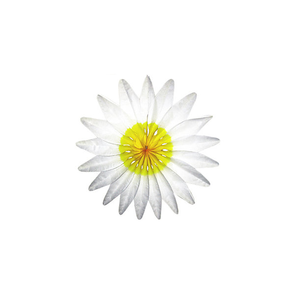 фото Бумажное украшение Патибум "Цветок" 50 см, белый