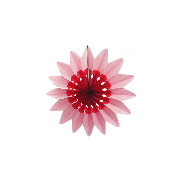 фото Бумажное украшение Патибум "Цветок" 50 см, розовый