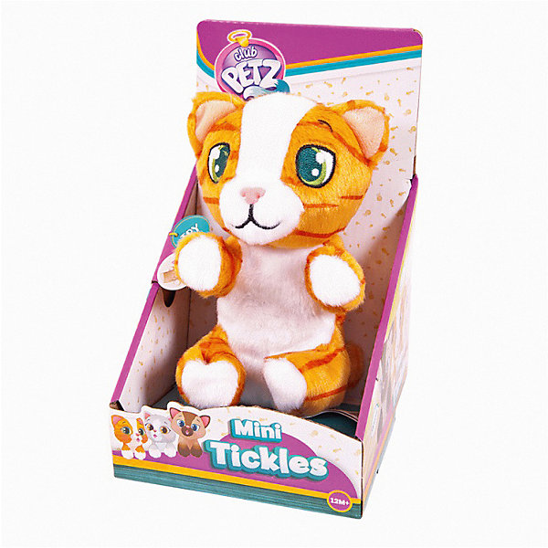 

Интерактивная игрушка IMC Toys "Котенок", рыжий, Красный