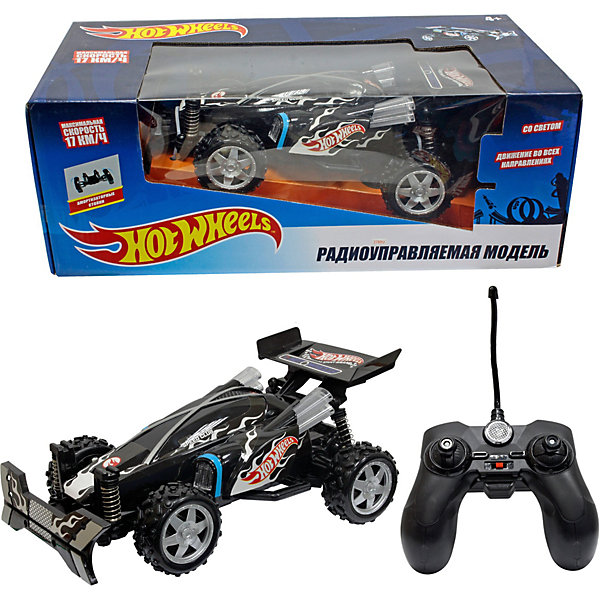 

Радиоуправляемый багги 1Toy "Hot Wheels" 1:20, чёрный, Черный