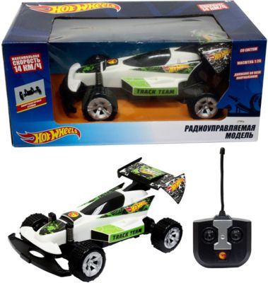 Радиоуправляемый багги 1Toy Hot Wheels 1:20, белый, артикул:9605669 - Радиоуправляемые игрушки Радиоуправляемый багги 1Toy Hot Wheels 1:20, белый, артикул:9605669 - Радиоуправляемые игрушки