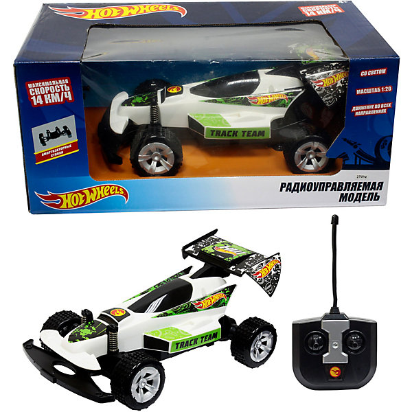 

Радиоуправляемый багги 1Toy "Hot Wheels" 1:20, белый, Радиоуправляемый багги 1Toy "Hot Wheels" 1:20,