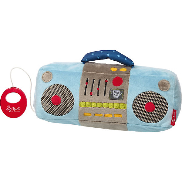 

Мягкая игрушка Sigikid, магнитола, коллекция Папа & Я, 27 см