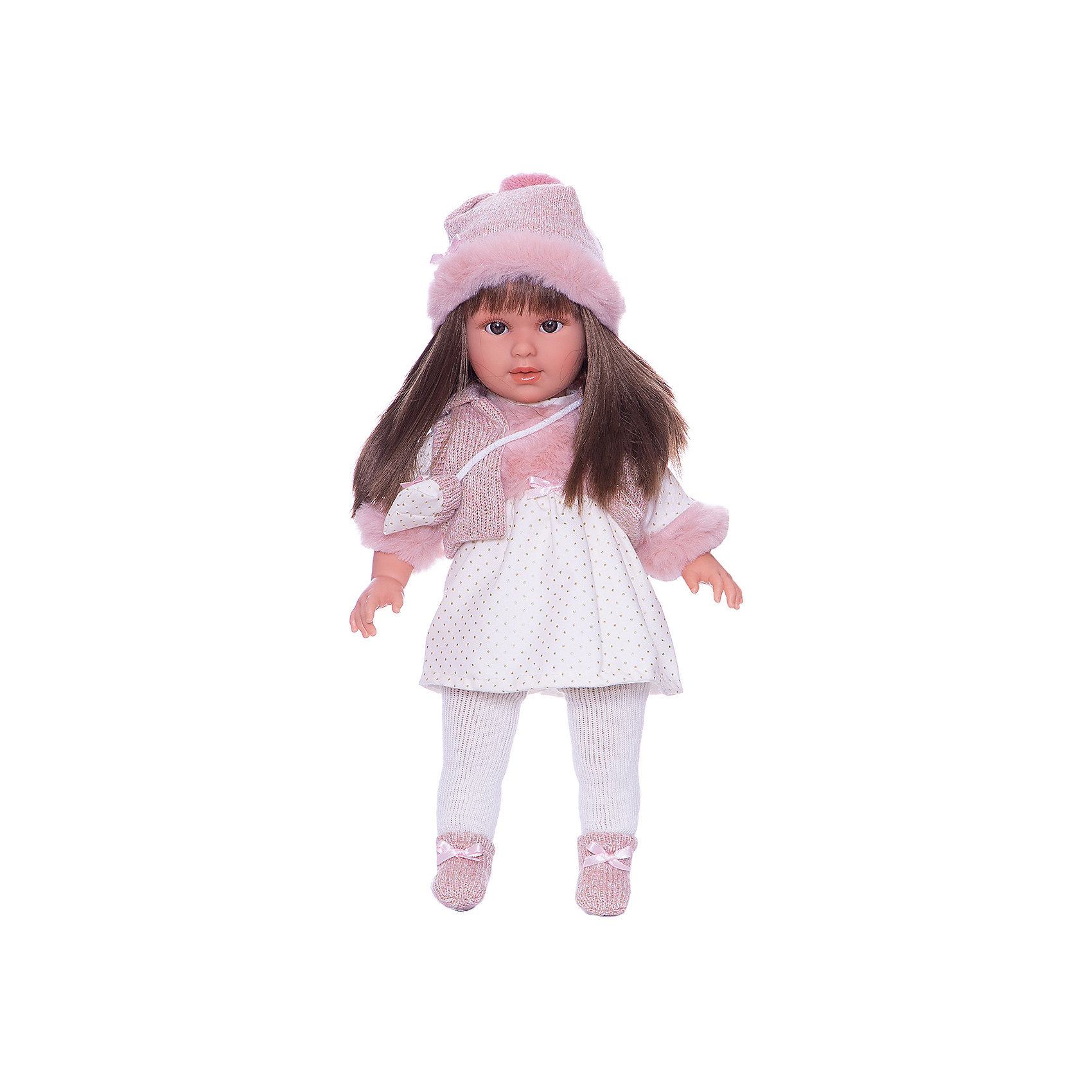 фото Кукла Llorens Мартина в бело-розовом, 40 см