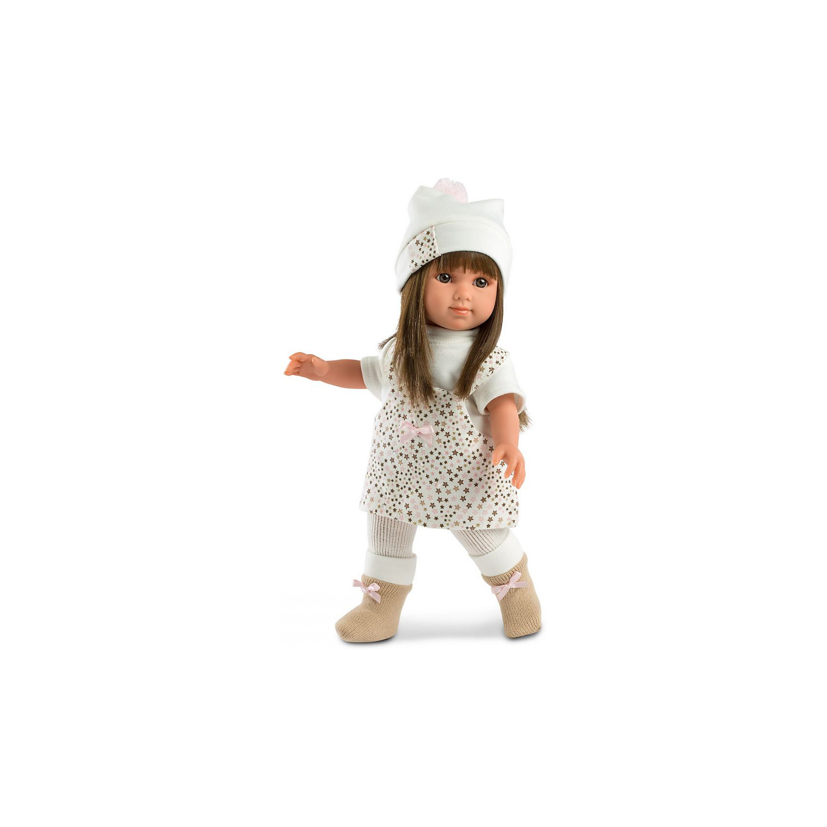 фото Кукла Llorens Елена в бело-бежевом, 35 см
