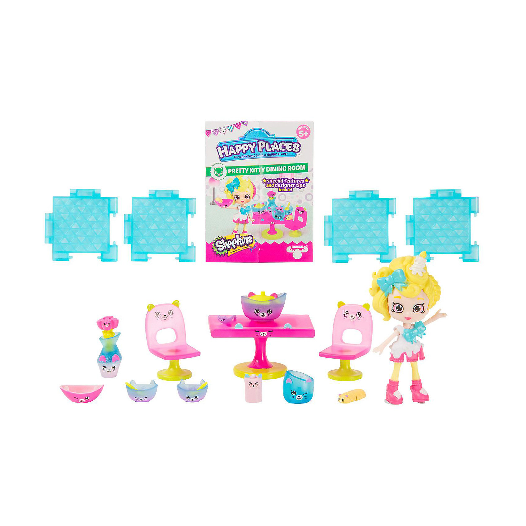 фото Игровой набор Moose "Shopkins Happy Places" Новоселье. Прелестная кухня с котятами