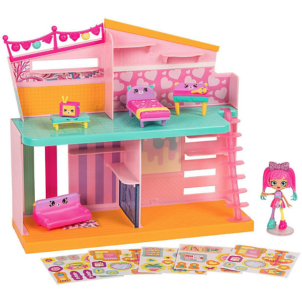 

Игровой набор Moose "Shopkins Happy Places" Happy Home, новый дизайн, Розовый