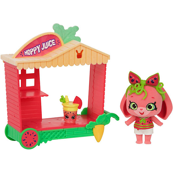 

Игровой набор Moose "Shoppet + Shopkins" Фруктовая тележка, Розовый