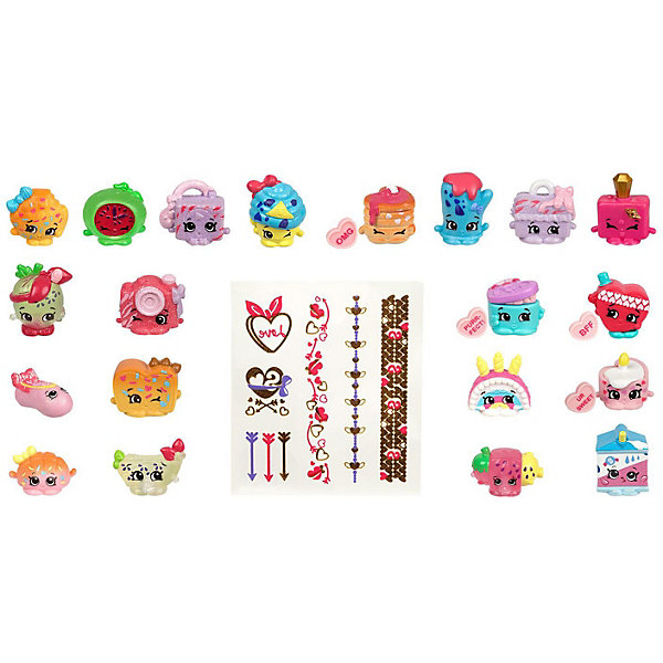 

Мега набор фигурок Moose "Shopkins", 20 шт., Розовый