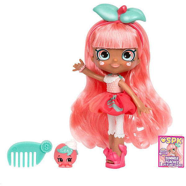 

Мини-кукла Moose "Shopkins Shoppies" Летний персик, 14 см, Оранжевый