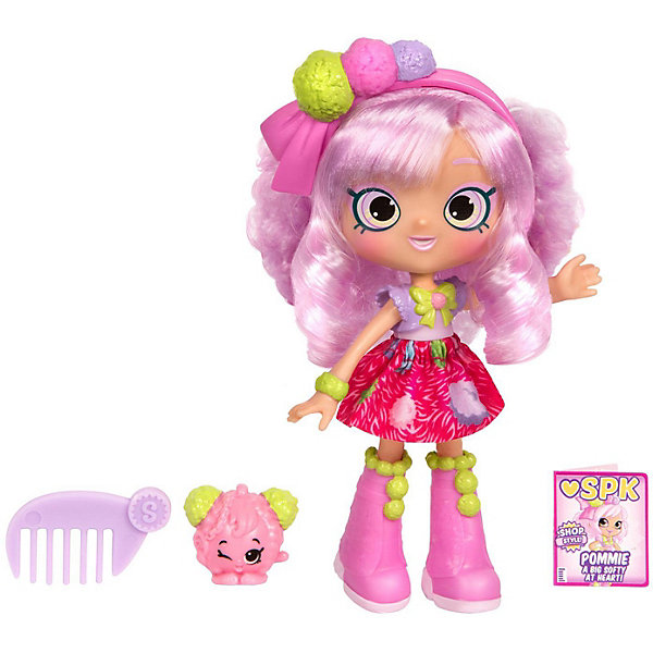 

Мини-кукла Moose "Shopkins Shoppies" Помми, 14 см, Розовый