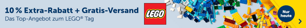10 % Extra-Rabatt auf LEGO® + Gratis-Versand