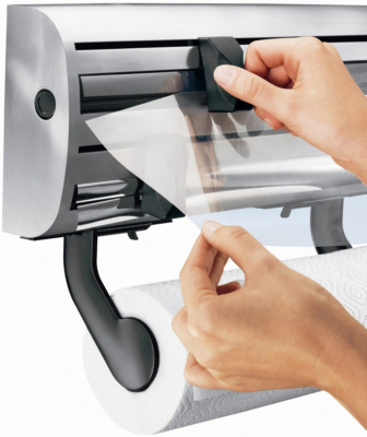 Neu LEIFHEIT Edelstahl Wand-Rollenhalter "Parat Royal ProLine" 10206439