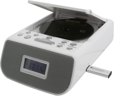 Neu Soundmaster CD/MP3 Stereo Uhrenradio mit USB 10593114