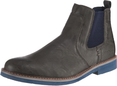 Neu TOM TAILOR Chelsea Boots 11185149 für Herren schwarz ...