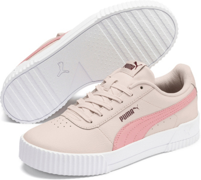puma womens carina l trainers white glowing pink