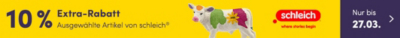 10 % Extra-Rabatt auf ausgewählte Artikel von schleich®